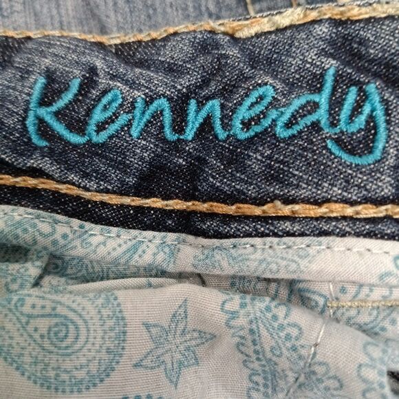 Vanity Kennedy Jeans Womens 26W/33L Lowrise Stretchy Bootcut Flare Y2K - Picture 7 of 12